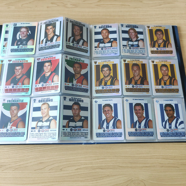 2008 Teamcoach Complete Base and Silver Football Card Sets In Album