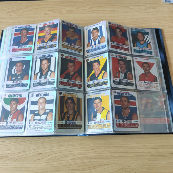 2008 Teamcoach Complete Base and Silver Football Card Sets In Album