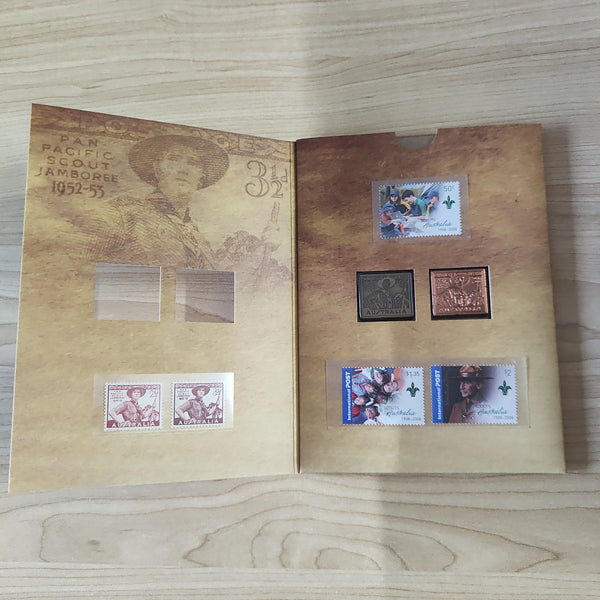 2008 Anniversary of Scouts Australia Stamp and Ingot Set