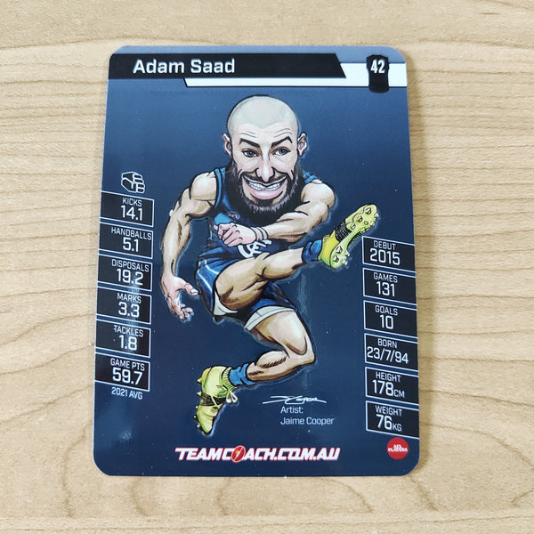 2022 Teamcoach Magic Wildcard Adam Saad Carlton MW-03
