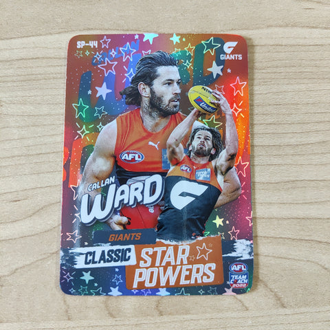 2022 Teamcoach Classic Star Powers Team Colours Callan Ward GWS SP-44