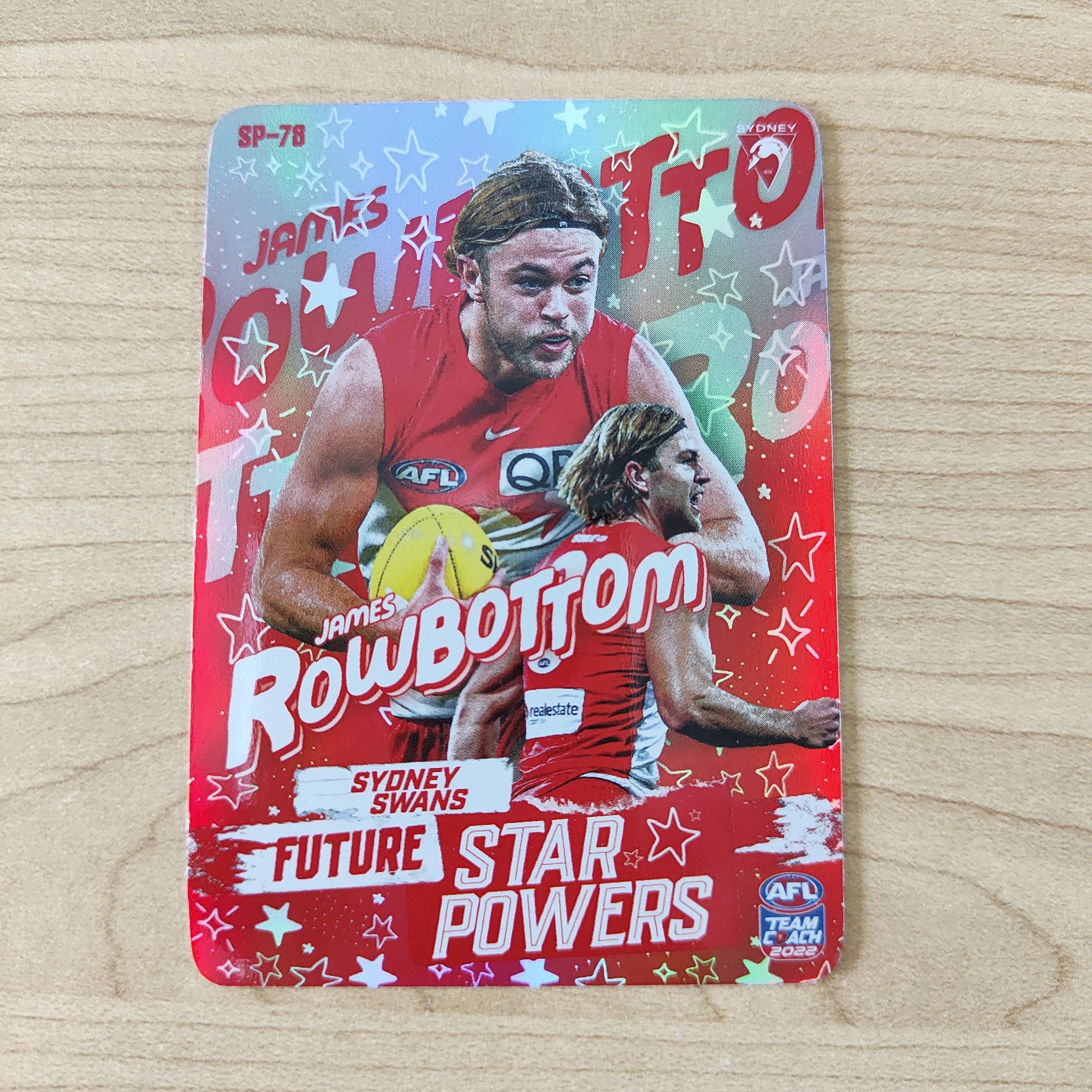 2022 Teamcoach Future Star Powers Team Colours James Rowbottom Sydney SP-78