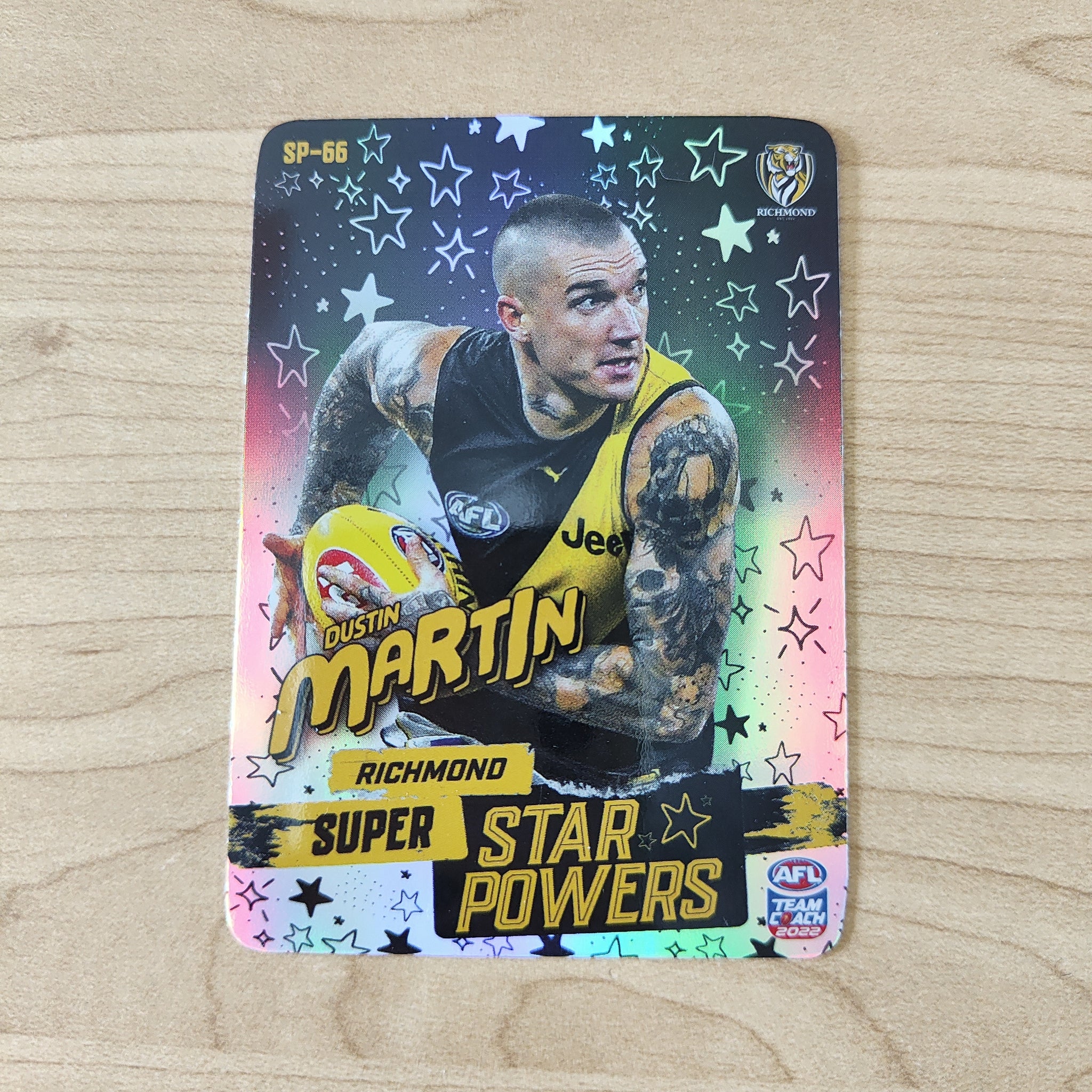 2022 Teamcoach Super Star Powers Dustin Martin Richmond SP-66