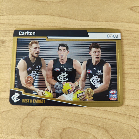 2022 Teamcoach Gold Best & Fairest Carlton BF-03