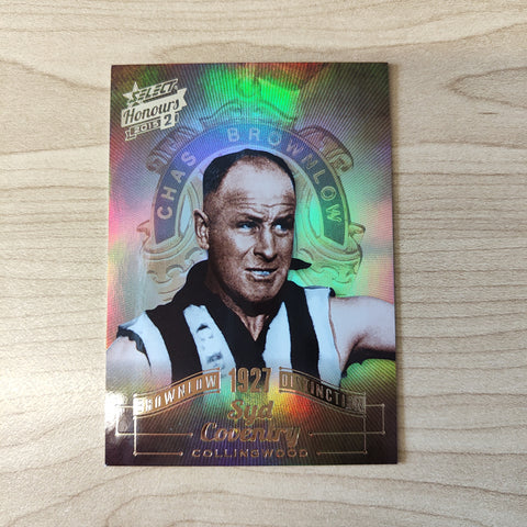 2015 Select Honours 2 Brownlow Distinction 1927 Syd Coventry Collingwood