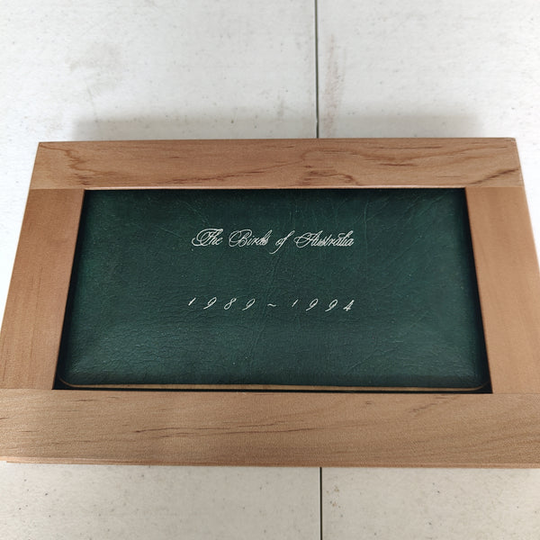 Australia 1989-1994 Royal Australian Mint Birds of Australia 6 x $10 Proof Sterling Silver Coin Set in deluxe wooden case