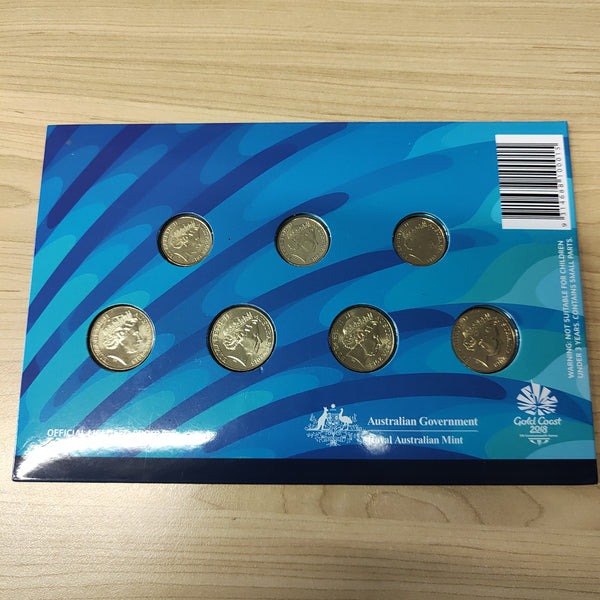 Australia 2018 Royal Australian Mint $1 Gold Coast Commonwealth Games Coloured Coin Collection