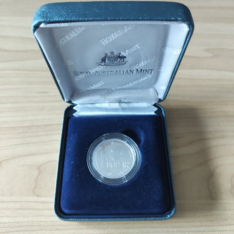 Australia 2004 Royal Australian Mint $1 Wombat Silver Proof Coin Masterpieces in Silver