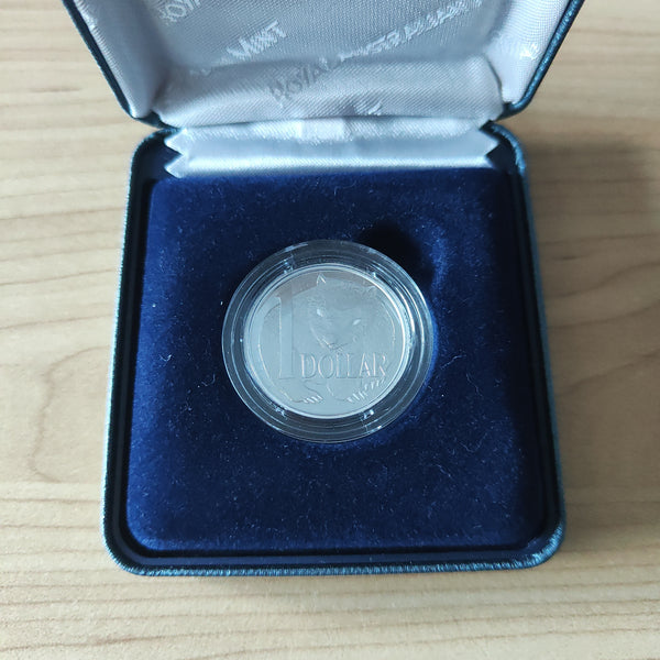 Australia 2004 Royal Australian Mint $1 Wombat Silver Proof Coin Masterpieces in Silver