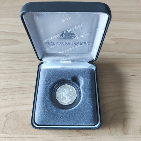 Australia 2004 Royal Australian Mint $1 Testing Royal Australian Mint Silver Proof Coin Masterpieces in Silver