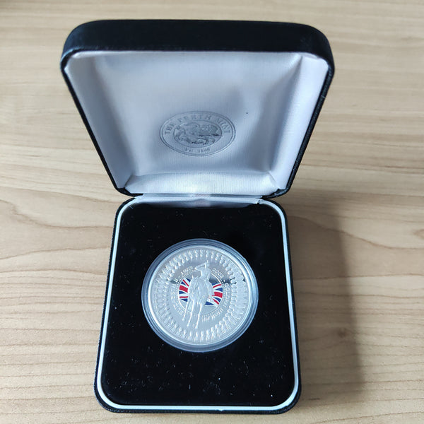 Australia 2002 Perth Mint $1 Golden Jubilee Anniversary of Assession Queen Elizabeth II 1oz 999 Silver Coin