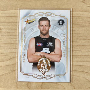 2017 Select Footy Stars Brownlow Predictor Sam Docherty Carlton 061/275