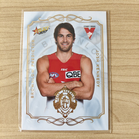 2017 Select Footy Stars Brownlow Predictor Josh Kennedy Sydney 052/275