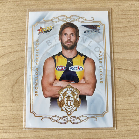 2017 Select Footy Stars Brownlow Predictor Mark LeCras West Coast 075/275