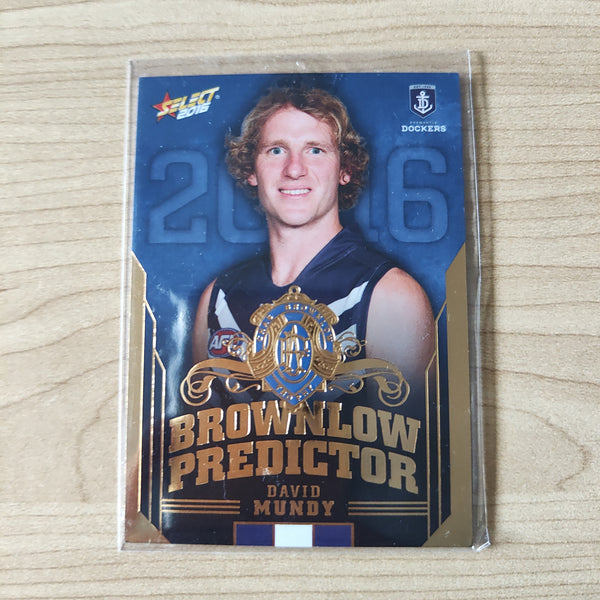 2016 Select Footy Stars Brownlow Predictor David Mundy Fremantle 074/250