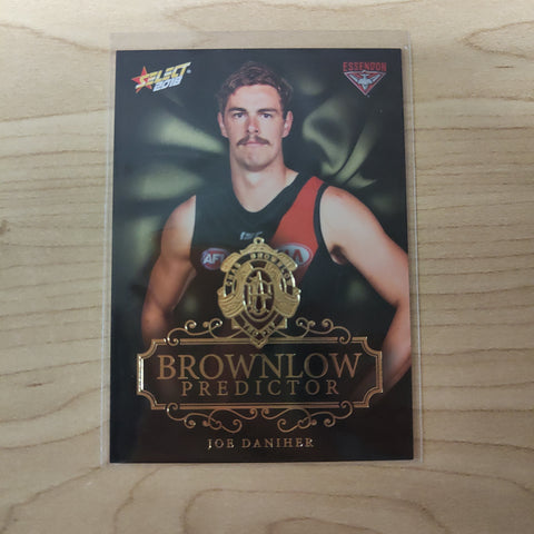 2018 Select Footy Stars Gold Brownlow Predictor Joe Daniher Essendon 047/250
