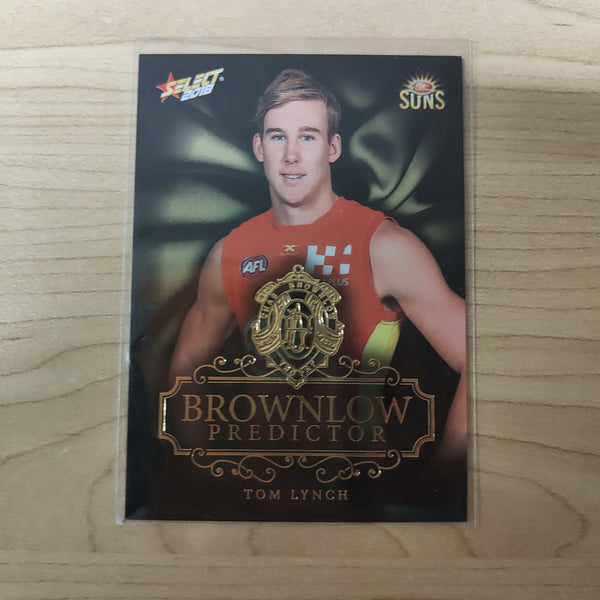 2018 Select Footy Stars Gold Brownlow Predictor Tom Lynch Gold Coast Suns 125/250