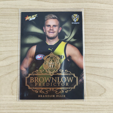 2018 Select Footy Stars Gold Brownlow Predictor Brandon Ellis Richmond 027/250