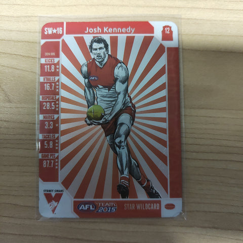 2015 Teamcoach Star Wildcard Josh Kennedy Sydney SW-16