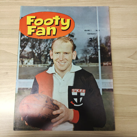 Footy Fan 1963 Vol. 1, No.5 Football Magazine