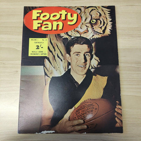 Footy Fan 1963 Vol. 1, No.10 Football Magazine