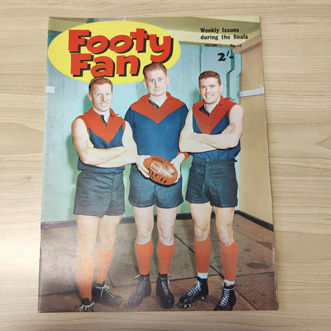 Footy Fan 1963 Vol. 1, No.14 Football Magazine