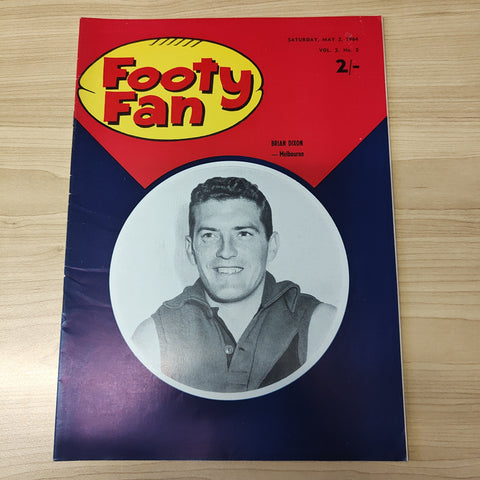 Footy Fan May 2 1964 Vol. 2, No.2 Football Magazine
