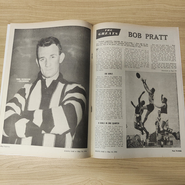 Footy Fan May 30 1964 Vol. 2, No.6 Football Magazine