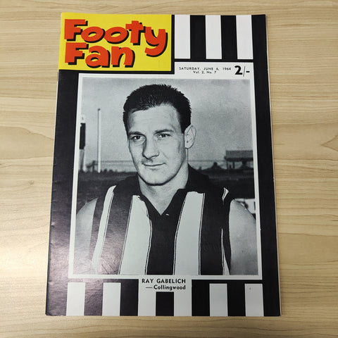 Footy Fan June 6 1964 Vol. 2, No.7 Football Magazine