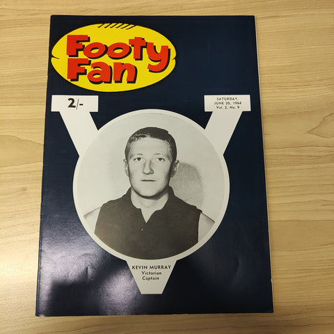Footy Fan June 20 1964 Vol. 2, No.9 Football Magazine