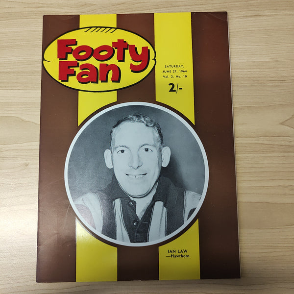 Footy Fan June 27 1964 Vol. 2, No.10 Football Magazine