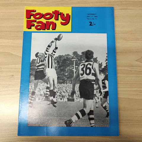 Footy Fan July 4 1964 Vol. 2, No.11 Football Magazine