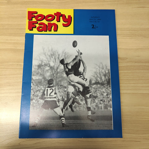 Footy Fan July 11 1964 Vol. 2, No.12 Football Magazine
