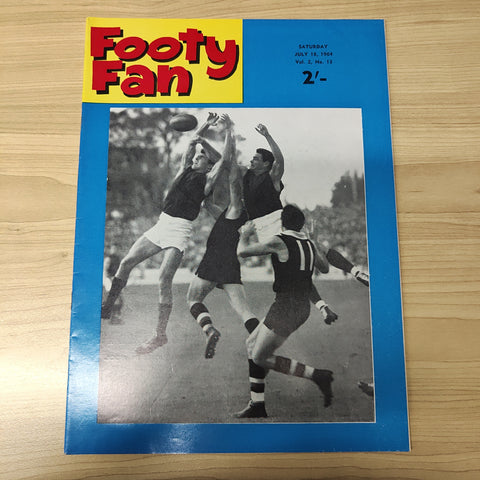 Footy Fan July 18 1964 Vol. 2, No.13 Football Magazine