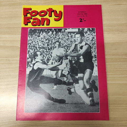 Footy Fan July 25 1964 Vol. 2, No.14 Football Magazine