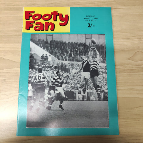 Footy Fan August 1 1964 Vol. 2, No.15 Football Magazine