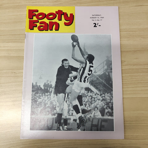 Footy Fan August 15 1964 Vol. 2, No.17 Football Magazine