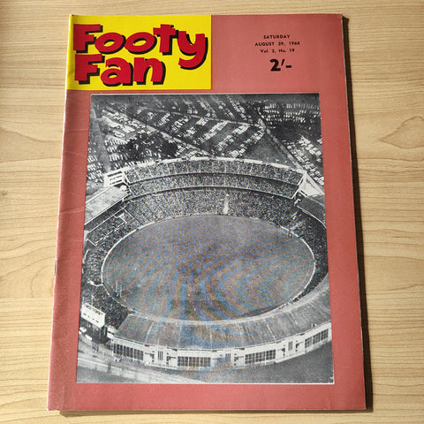 Footy Fan August 29 1964 Vol. 2, No.19 Football Magazine