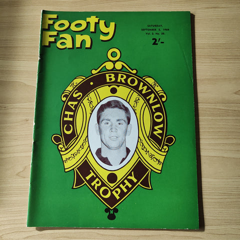 Footy Fan September 5 1964 Vol. 2, No.20 Football Magazine