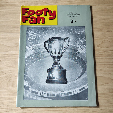 Footy Fan September 19 1964 Vol. 2, No.22 Football Magazine