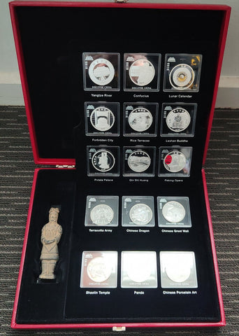2015 Macquarie Mint Discover China .999 Silver Commemorative Set