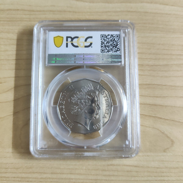 2019 The Ghan Train Coloured PCGS Graded MS69 Slabbed Coin