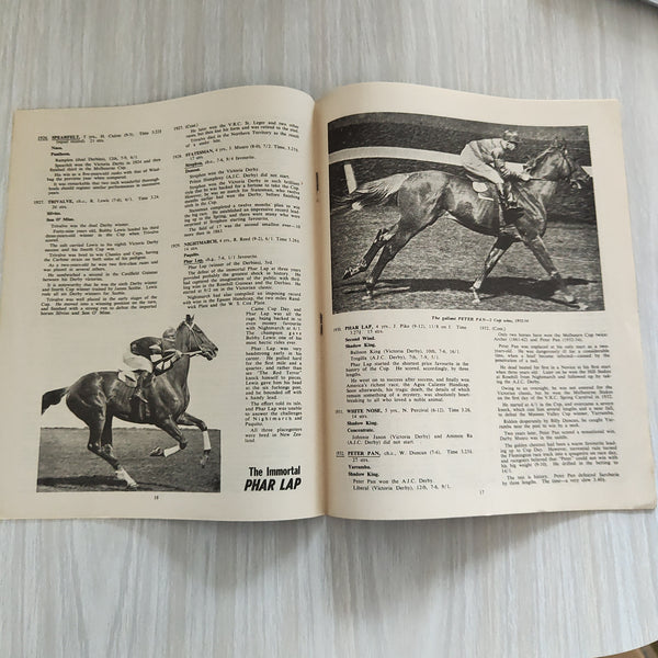 Racing 1966 The Melbourne Cup Horse Racing Magazine Tulloch Cover