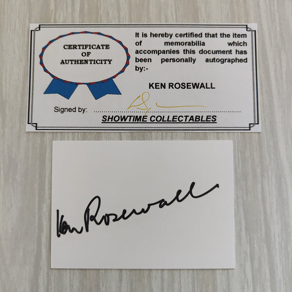 3 x Tennis Player Authenticated Signatures Ken Rosewall, Tony Roche, Evonne Cawley