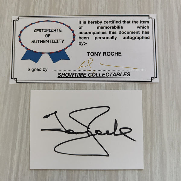 3 x Tennis Player Authenticated Signatures Ken Rosewall, Tony Roche, Evonne Cawley