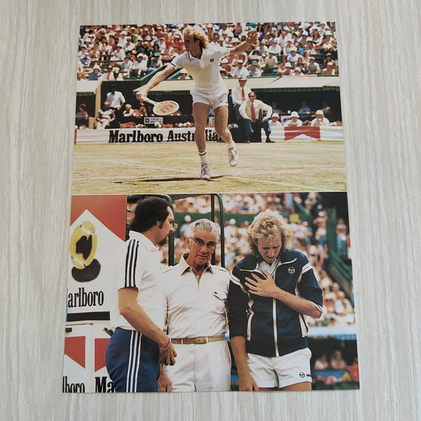3 x Tennis Player Authenticated Signatures Ken Rosewall, Tony Roche, Evonne Cawley