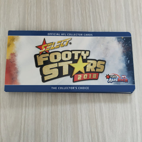 2018 Select Footy Stars Album With Assorted Cards Including Bursts