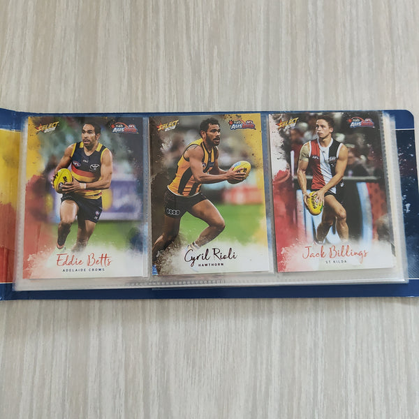 2018 Select Footy Stars Album With Assorted Cards Including Bursts