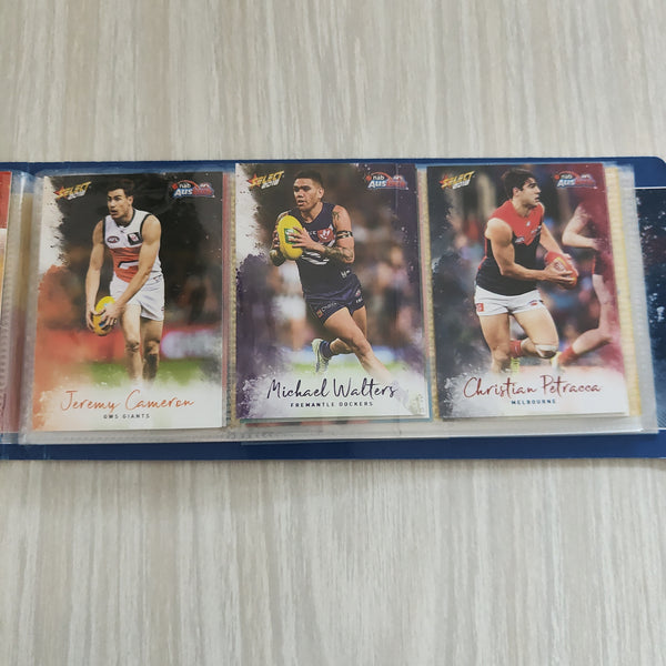 2018 Select Footy Stars Album With Assorted Cards Including Bursts
