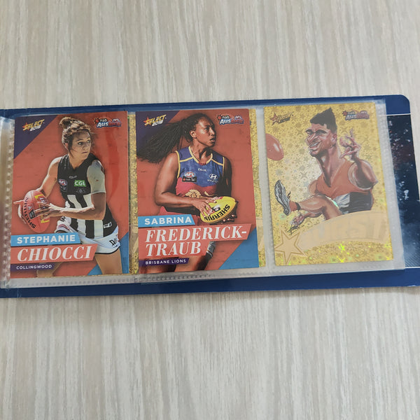 2018 Select Footy Stars Album With Assorted Cards Including Bursts